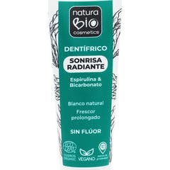 NaturaBIO Pasta de Dentes Sorriso Radiante Espirulina+Bicarbonato 75ml