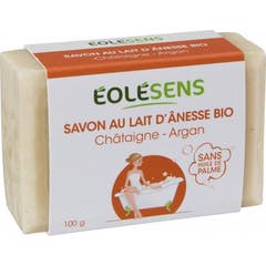 Eolesens Jabón Leche de Burra Castaña y Argán 100g