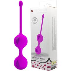 Bolas de Kegel Orgásmico do Amor Aperta 2 Púrpura 1 peça