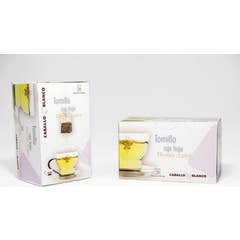 Cavalo Tomilho Branco Folha Vermelha 20 + 5 Filtros