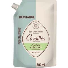 Cavailles Cuidado Íntimo Hidratante Eco Refill 500 ml