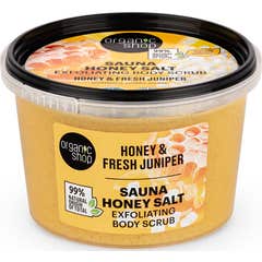 Organic Shop Sauna Honey Salt Exfoliating Body Scrub 250 ml