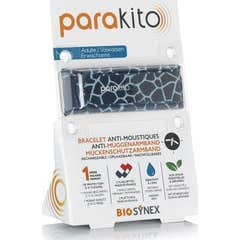 Parakito Pulseira Adulto Repelente Girafa 1 Unidade