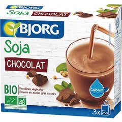 Bjorg Mini Soya Bebida de Soja Chocolate Bio 3x250ml