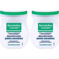 Desodorante Somatoline ™ roll-on para pele sensível 2x50ml