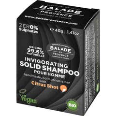 Balade en Provence Champô Sólido Energizante Homem Bio 40 g