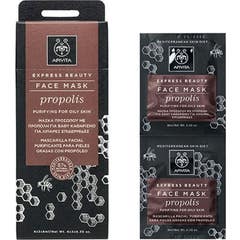 Apivita Express Mascarilla Facial Propóleos 2x8ml
