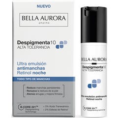 Bella Aurora Despigmenta10 Ultra Emulsión Antimanchas Retinol Noche 30 ml