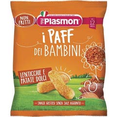 Plasmon Paff Snack Lentejas Patata Dulce 15g