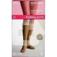 Farmalastic media corta (a-d) compresión normal Beige talla grande