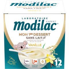 Modilac 1Er Postre Sin Leche Vainilla 12M 10 Sobres