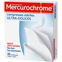 Mercurochrome Ultra-Soft Sterile Comprime 20 Unidades