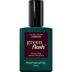 Manucurist Green Flash Esmalte Unhas Aubergine 15 ml