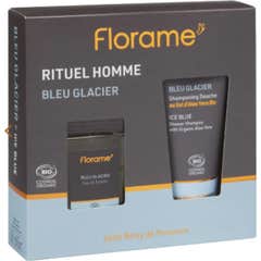 Florame Bleu Glacier Bio Coffret Edt + Champô de Banho