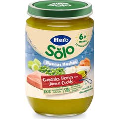 Hero Baby Boião Boa Noite Ervilhas e Fiambre 190 g