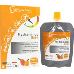 Effinov Sport Hydraminov Gel+ Albaricoque y Guayaba 3x80g