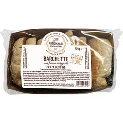 Gli Artigianali Barchette Harina Integral Sin Gluten 130g