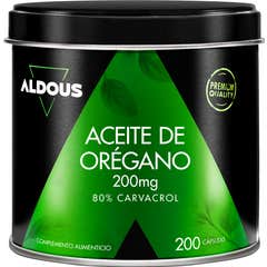 Aldous Óleo de Orégano 200mg 200 cápsulas