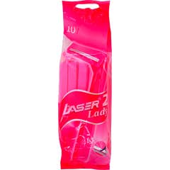 Laser 2 Lady Barbeador Rosa Mulher 10 Unidades