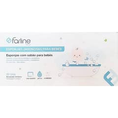 Farline Bebé Esponja com Sabão 30 Unidades