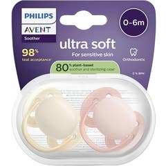 Philips Avent Conjunto de Chupetas Ultra Soft 0-6 Meses 4 unid.