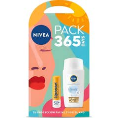 Nivea Pack 365 Days Liposan + Sun Fluido Diário Invisível Spf50+