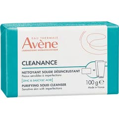 Avène Cleanance Barra de Limpeza Sólida Desincrustante 100 gr