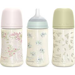 Suavinex Sx Pro Selection Mamadeira Silicon +3M 270 ml 1 Unidade