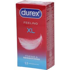 Durex Feeling XL Delicadeza & Sensações Preservativos 12 Unidades