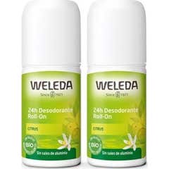 Weleda Desodorante Roll-On 24h de Citrus 2x50ml
