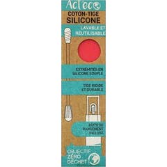 Act'Eco Cotton Stem Silicona Vermelho 1ut