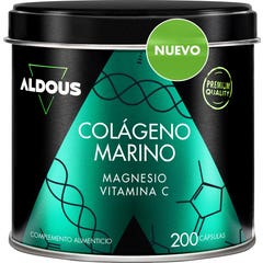 Aldous Bio Colágeno Hidrolisado Puro Magnésio Vitamina C 200caps