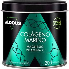 Aldous Bio Colágeno Hidrolisado Puro Magnésio Vitamina C 200caps