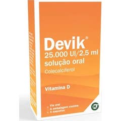 Pharmakern Devik Colecalciferol 25000 U.I./2.5ml 4x2.5ml