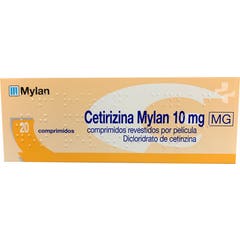 Mylan Cetirizina 10mg 20comp