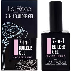 La Rosa Gel Modelador Base 7 Em 1 Pastel Pink UV LED 15 ml