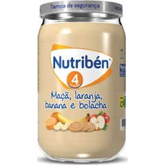 Nutribén Boião Maçã Laranja Banana e Bolacha 235g