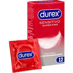 Durex® Sensitive Contactos Preservativos totais 12uds
