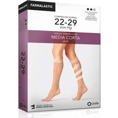 Farmalastic short medium (AD) compressão normal T-queen plus beige 1ud