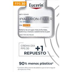 Eucerin Antiedad Hyaluron Filler Día FPS30 + Recarga