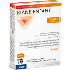 Pileje Omegabiane Child 27 drágeas gelatinosas