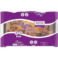 Airos Plum Cake com Chips Chocolate Sem Glúten 240g