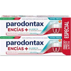 Parodontax Pasta Dentes Gengiva + Hálito & Sensibilidade 2x75ml