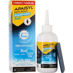 Apaisyl Champô Antipiolhos 3 em 1 200 ml