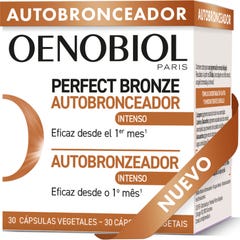 Oenobiol Autobronzeador Hle Uniforme e Brilhante Sunless Caixa Sem Sol de 30 Cápsulas