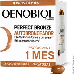 Oenobiol Autobronzeador Hle Uniforme e Brilhante Sunless Caixa Sem Sol de 30 Cápsulas