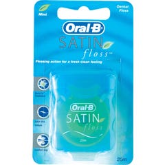 Oral-B Satin Floss Fio Dental com Cera 25m Menta 1ud