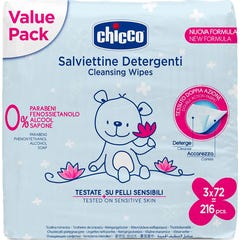 Chicco Tripack Limpa 72uds