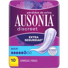 Ausonia Discreet Maxi Pensos Higiénicos para Incontinência 10 un.