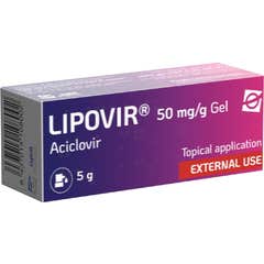 Lipovir Gel 50mg/g 5g Lipovir Gel 50mg/g 5g